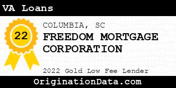 FREEDOM MORTGAGE CORPORATION VA Loans gold