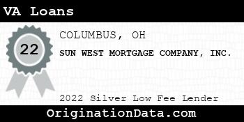 SUN WEST MORTGAGE COMPANY VA Loans silver