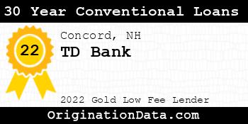 TD Bank 30 Year Conventional Loans gold