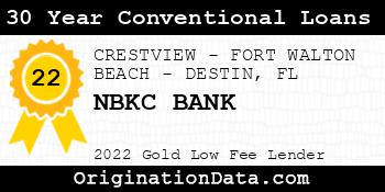 NBKC BANK 30 Year Conventional Loans gold