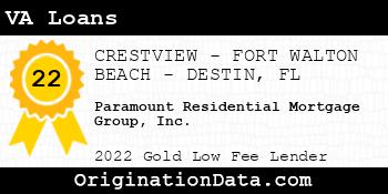 Paramount Residential Mortgage Group VA Loans gold