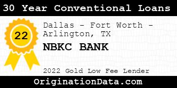 NBKC BANK 30 Year Conventional Loans gold