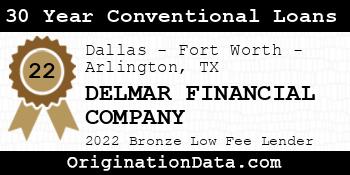 DELMAR FINANCIAL COMPANY 30 Year Conventional Loans bronze