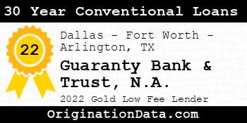 Guaranty Bank & Trust N.A. 30 Year Conventional Loans gold