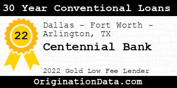 Centennial Bank 30 Year Conventional Loans gold