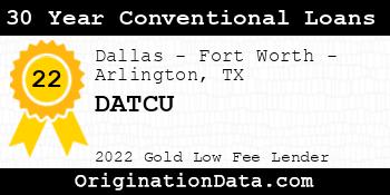 DATCU 30 Year Conventional Loans gold