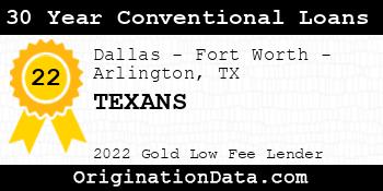 TEXANS 30 Year Conventional Loans gold