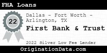 First Bank & Trust FHA Loans silver