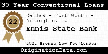 Ennis State Bank 30 Year Conventional Loans bronze