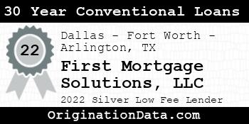 First Mortgage Solutions 30 Year Conventional Loans silver