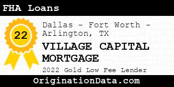 VILLAGE CAPITAL MORTGAGE FHA Loans gold