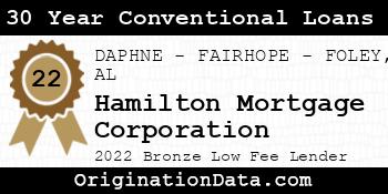 Hamilton Mortgage Corporation 30 Year Conventional Loans bronze