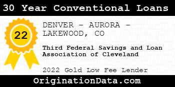 Third Federal Savings and Loan Association of Cleveland 30 Year Conventional Loans gold