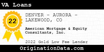 American Mortgage & Equity Consultants VA Loans gold