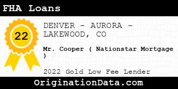 Mr. Cooper ( Nationstar Mortgage ) FHA Loans gold