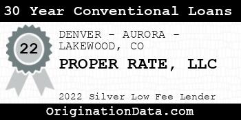 PROPER RATE 30 Year Conventional Loans silver