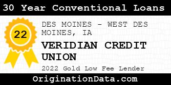 VERIDIAN CREDIT UNION 30 Year Conventional Loans gold