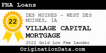 VILLAGE CAPITAL MORTGAGE FHA Loans gold