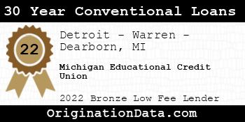 Michigan Educational Credit Union 30 Year Conventional Loans bronze