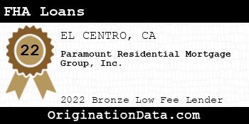 Paramount Residential Mortgage Group FHA Loans bronze