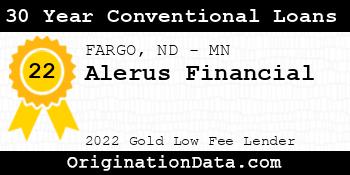 Alerus Financial 30 Year Conventional Loans gold