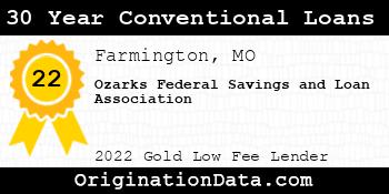 Ozarks Federal Savings and Loan Association 30 Year Conventional Loans gold
