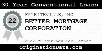 BETTER MORTGAGE CORPORATION 30 Year Conventional Loans silver