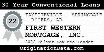 FIRST WESTERN MORTGAGE 30 Year Conventional Loans silver