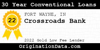 Crossroads Bank 30 Year Conventional Loans gold