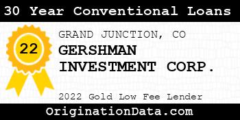 GERSHMAN INVESTMENT CORP. 30 Year Conventional Loans gold