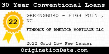 FINANCE OF AMERICA MORTGAGE 30 Year Conventional Loans gold