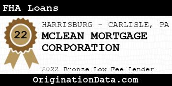 MCLEAN MORTGAGE CORPORATION FHA Loans bronze