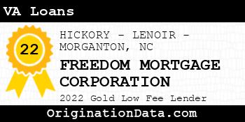 FREEDOM MORTGAGE CORPORATION VA Loans gold
