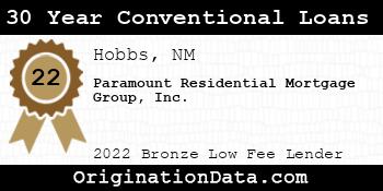 Paramount Residential Mortgage Group 30 Year Conventional Loans bronze