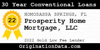 Prosperity Home Mortgage 30 Year Conventional Loans gold