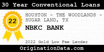 NBKC BANK 30 Year Conventional Loans gold