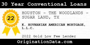 K. HOVNANIAN AMERICAN MORTGAGE 30 Year Conventional Loans gold