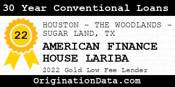 AMERICAN FINANCE HOUSE LARIBA 30 Year Conventional Loans gold