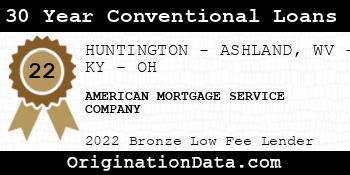 AMERICAN MORTGAGE SERVICE COMPANY 30 Year Conventional Loans bronze