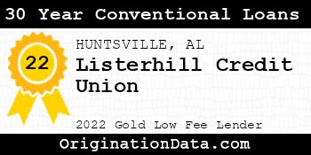 Listerhill Credit Union 30 Year Conventional Loans gold