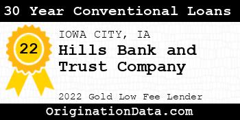 Hills Bank and Trust Company 30 Year Conventional Loans gold