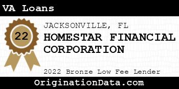 HOMESTAR FINANCIAL CORPORATION VA Loans bronze