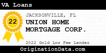 UNION HOME MORTGAGE CORP. VA Loans gold