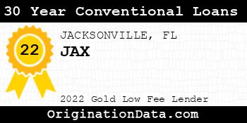 JAX 30 Year Conventional Loans gold