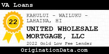 UNITED WHOLESALE MORTGAGE VA Loans gold