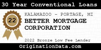 BETTER MORTGAGE CORPORATION 30 Year Conventional Loans bronze