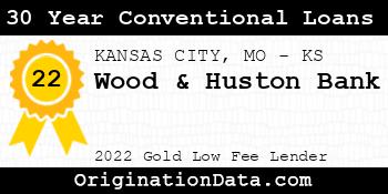 Wood & Huston Bank 30 Year Conventional Loans gold
