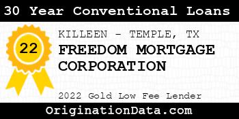 FREEDOM MORTGAGE CORPORATION 30 Year Conventional Loans gold
