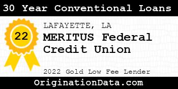 MERITUS Federal Credit Union 30 Year Conventional Loans gold