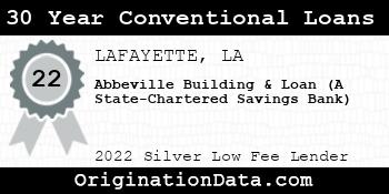 Abbeville Building & Loan (A State-Chartered Savings Bank) 30 Year Conventional Loans silver